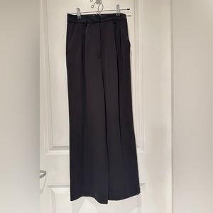 H&M black flowy trousers pants